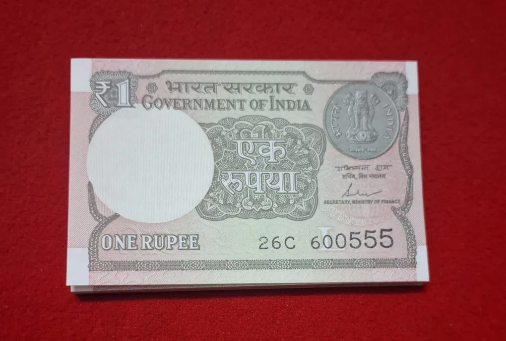 One Rupee Packet 2017 Serial No. 600501- 600600