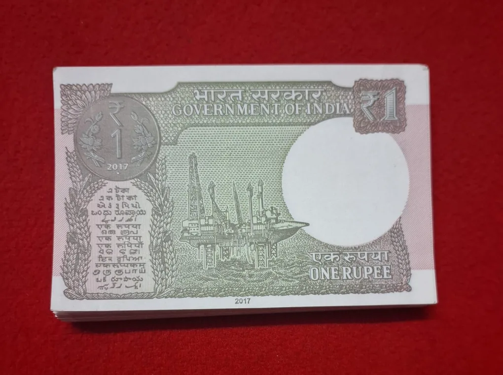 One Rupee Packet 2017 Serial No. 600501- 600600