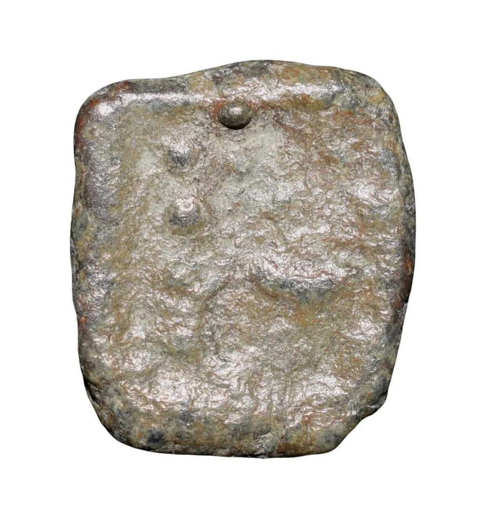 Lead Unit of Gupta Dynasty (4th - 5th Cen. AD) with Garuda facing