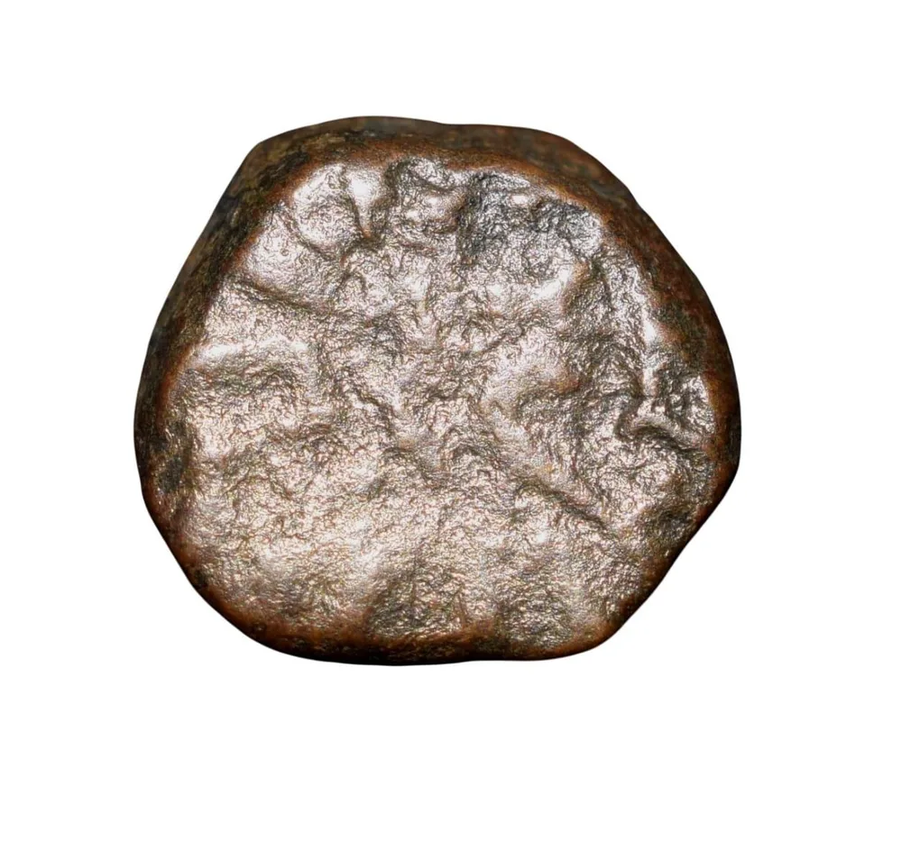 Copper Kakani of Ganapati Naga(c. 3rd Cen. AD) of Nagas Dynasty from Padmavati Bull Heavy Type