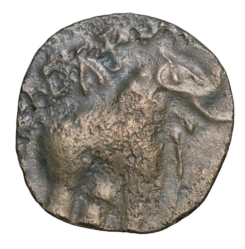 Potin Coin of Yajna Satakarni (1st Cen.BC) of Satavahana Dynasty from Banavasi Region
