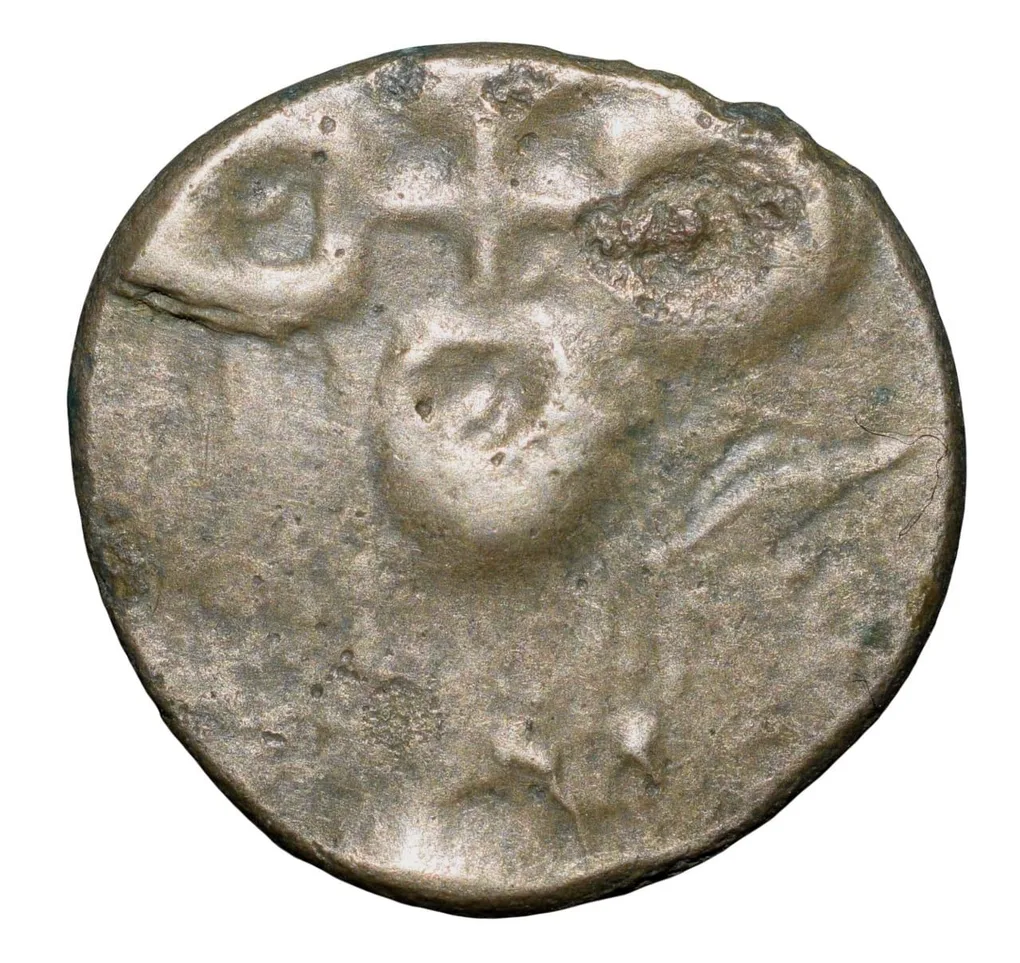 Potin Coin of Satakarni of Satavahana Dynasty (1st Cen. BC) from Banavasi Region
