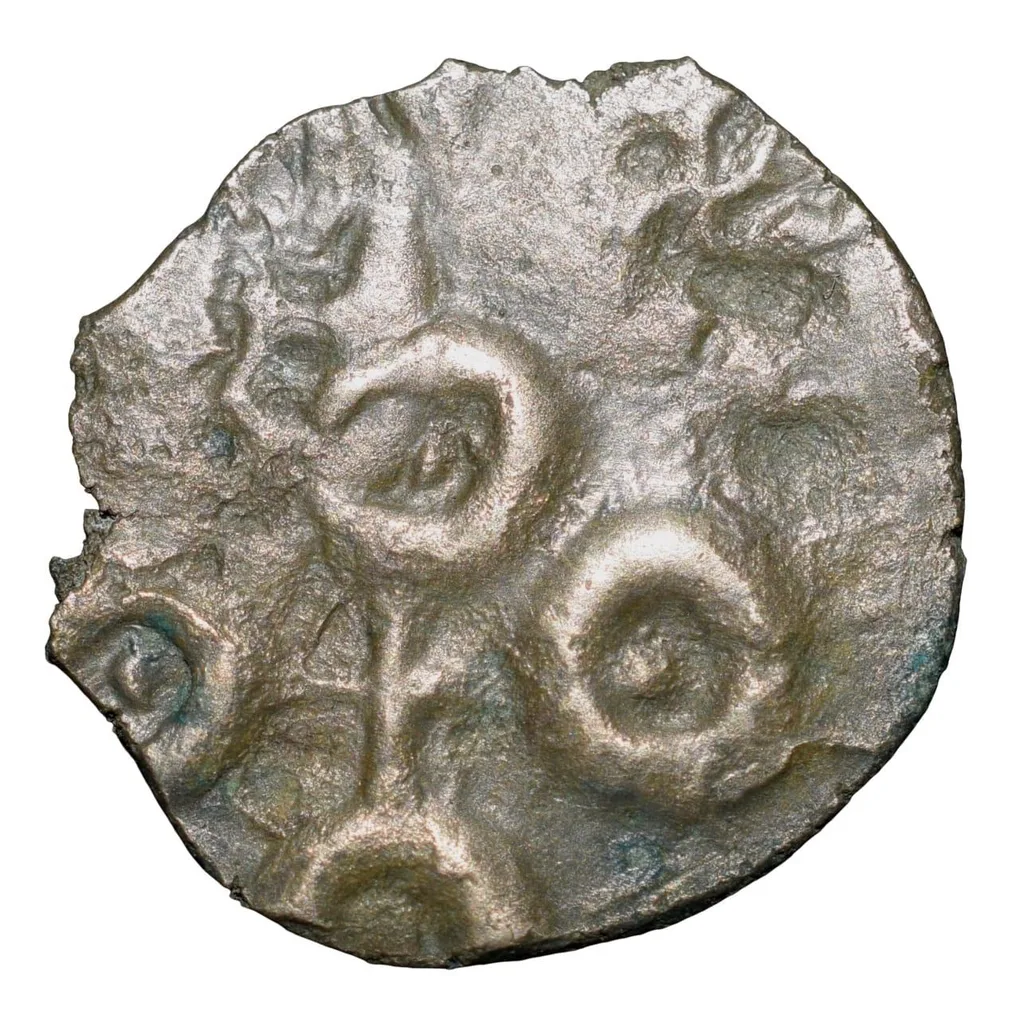 Potin Coin of Satakarni (1st Cen.BC) of Satavahana Dynasty from Banavasi Region Top Class Grade