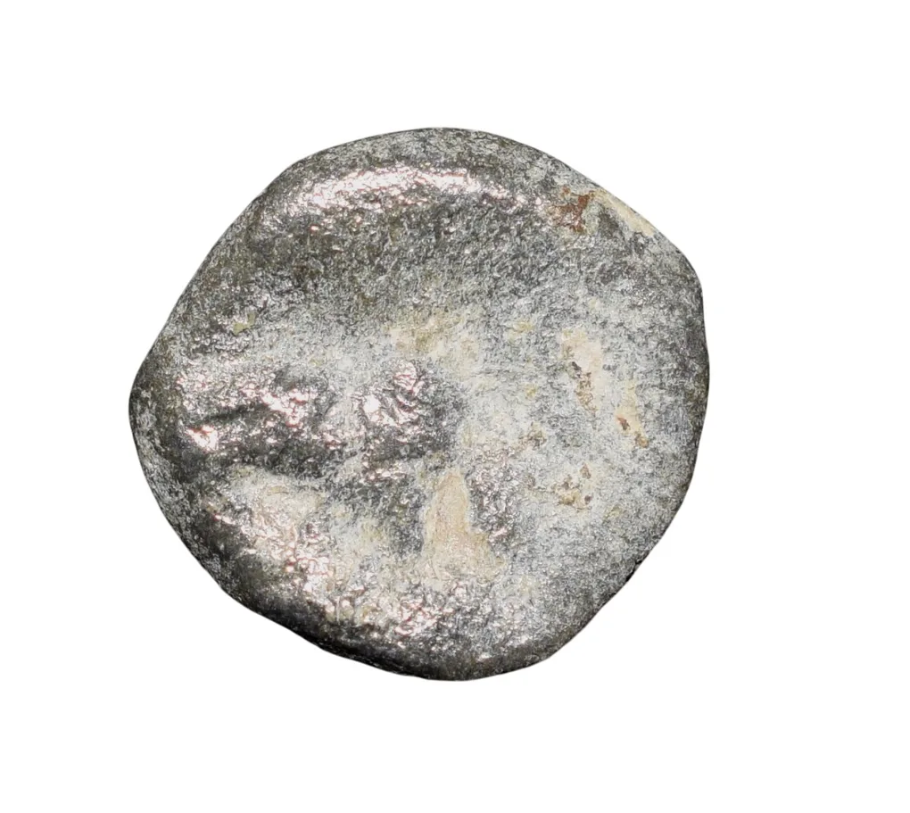 Lead Coin of Satavahan Dynasty (1st Cen. BC) from Nashik Region with Bull facing right