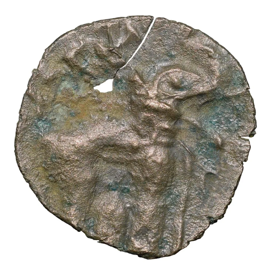 Potin Coin of Satakarni (1st Cen.BC) of Satavahana Dynasty from Banavasi Region