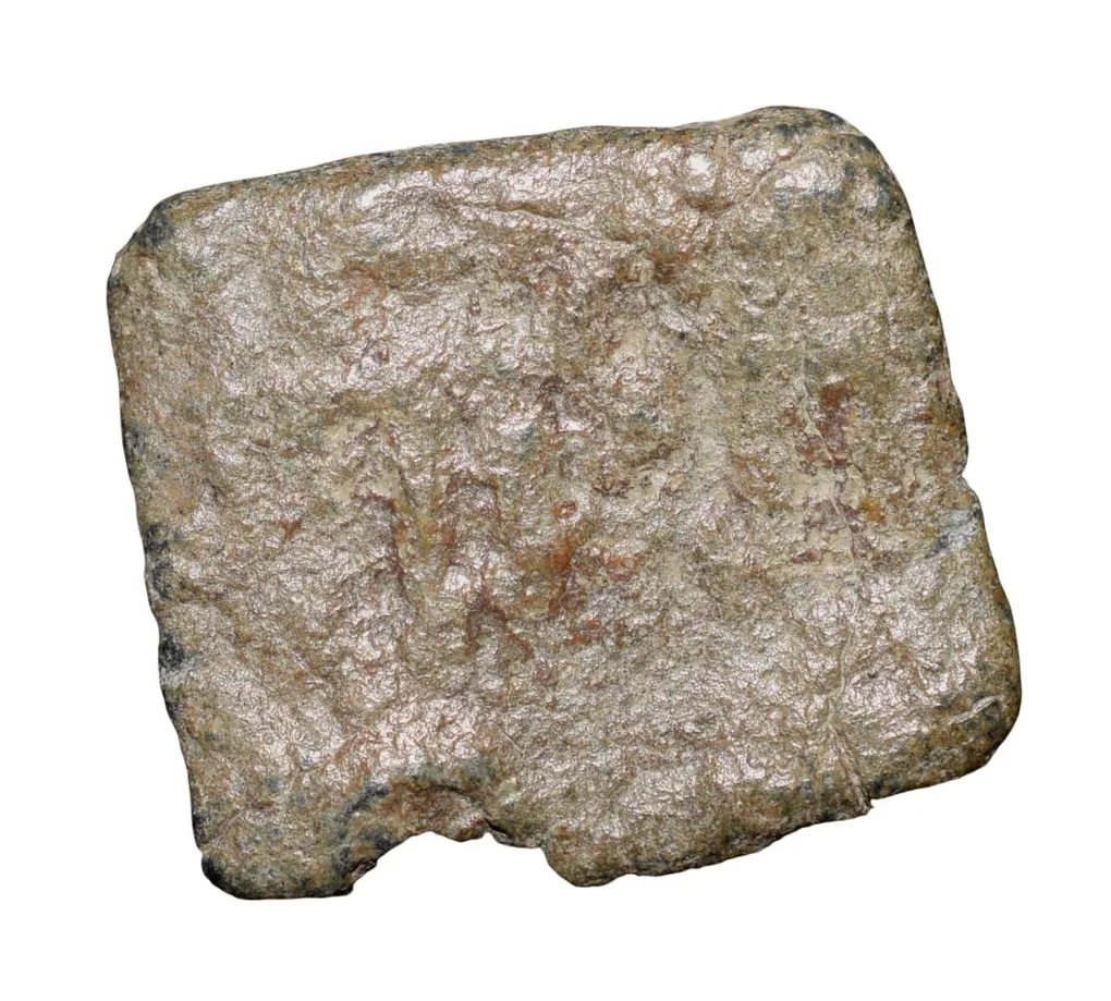 Lead Coin of Gupta Dynasty (4th - 5th Cen. AD) with Garuda facing