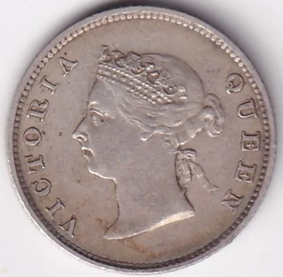 Extremely Rare 4 Pence 1894 British Guyana and west indies Silver Queen Victoria Coin #2