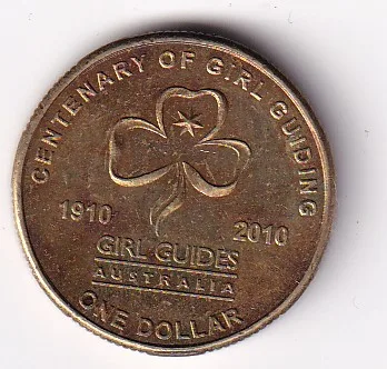 Australia Elizabeth 1 Dollar Commemorative Rare Coin # Z-1365