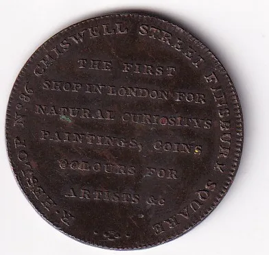United Kingdom England Token - Heslop's Contortionist (Weight 7066 g ) Coin # N-415