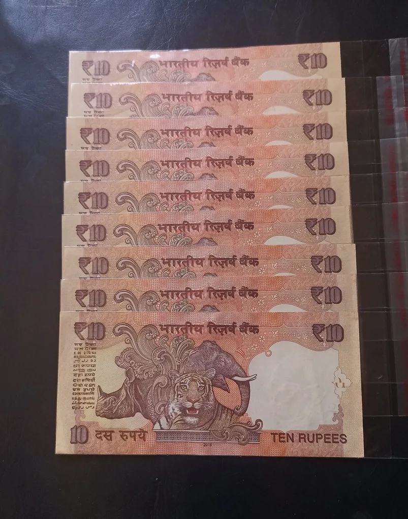 Reserve Bank of India 10 rs series Governor Raghuram ji Rajan Gem unc condition Same set are available