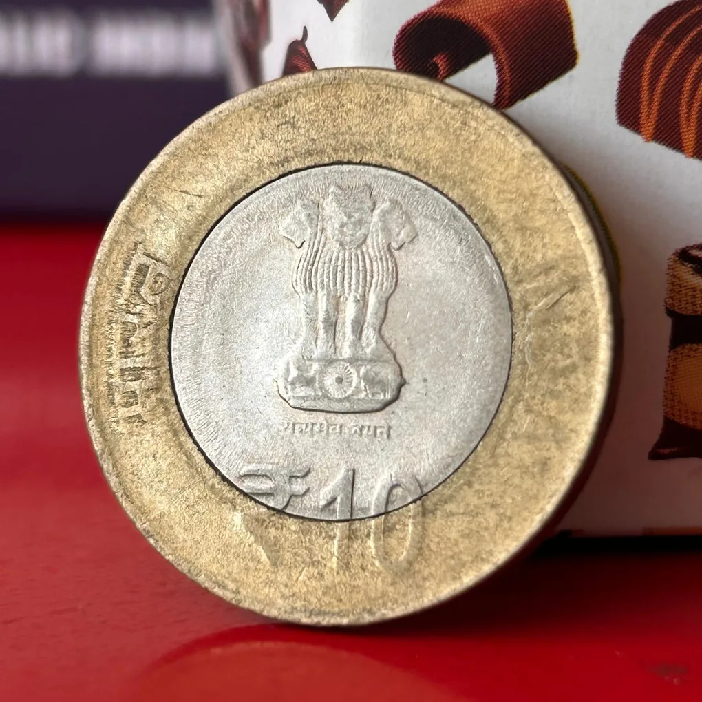 10 Rupee Coin of 60 Years of Coir Board 1953-2013 Diamond Jubilee