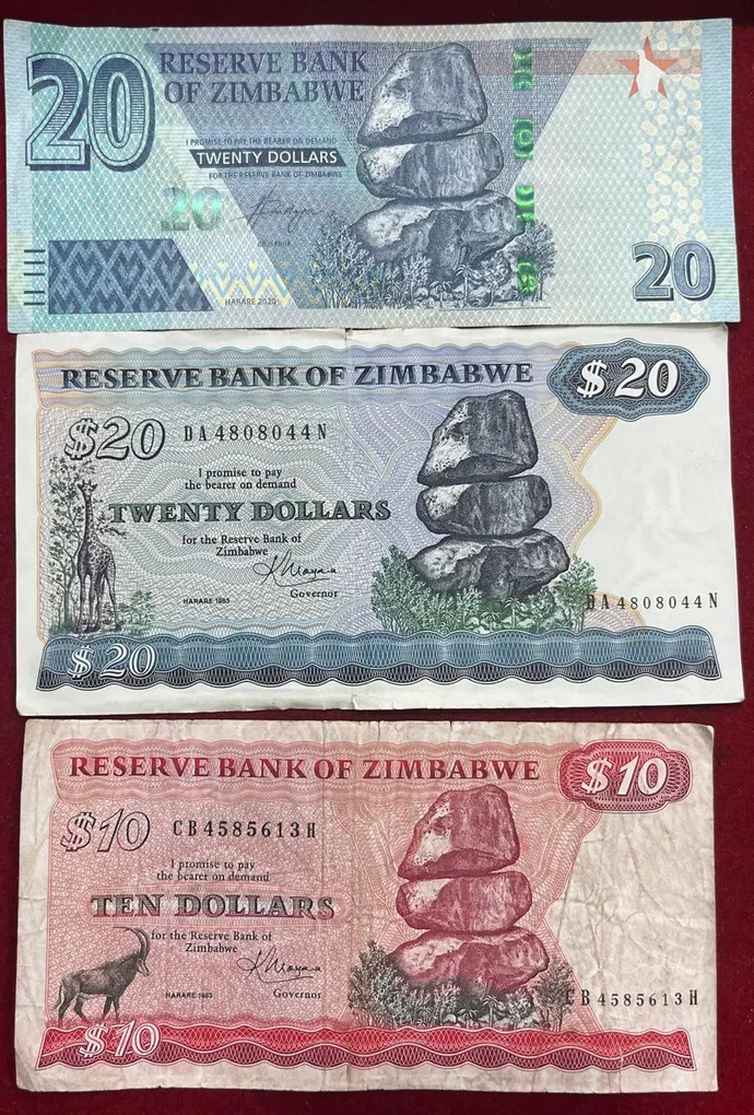 Zimbabwe ( 10 Different ) Big Size Denomination Rare ( 10 PCE Set) Lowest Price # SKU-101