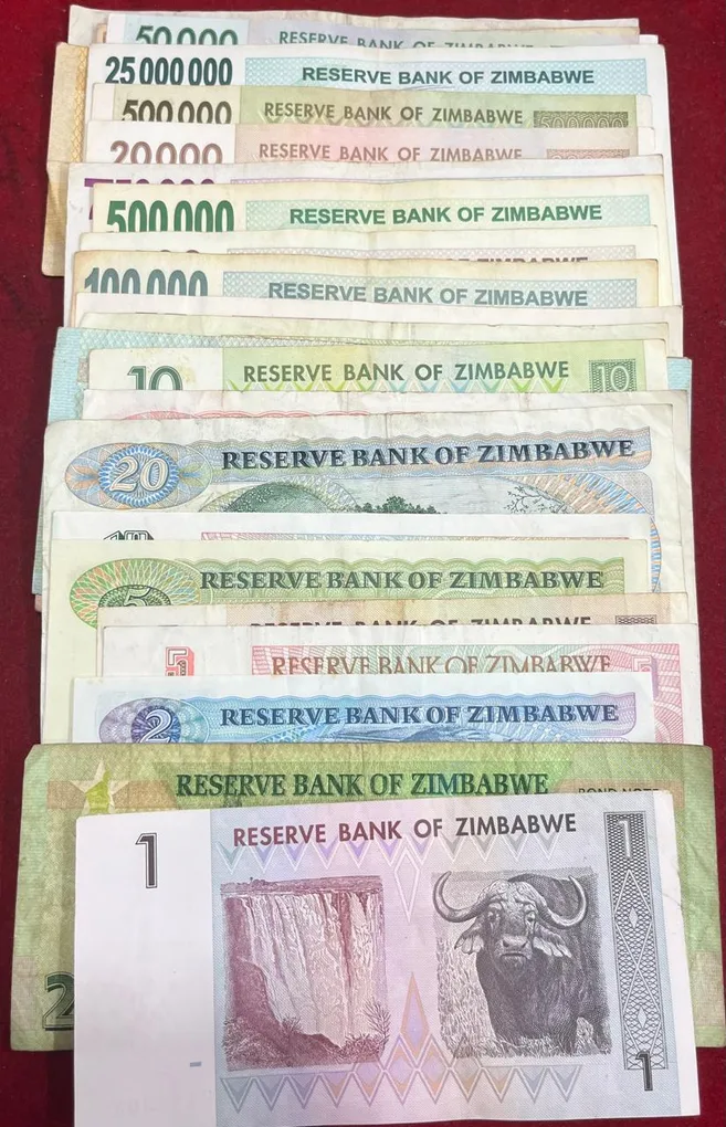 Zimbabwe ( 26 Differnt ) Big Size Denomination Rare ( 26 PCS Set ) Lowest Price # SKU-102