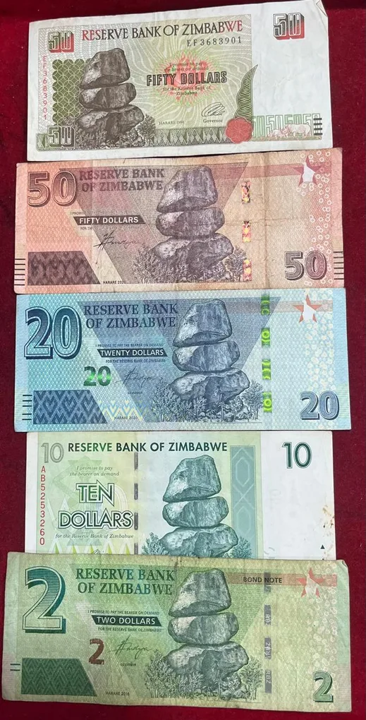 Zimbabwe ( 26 Differnt ) Big Size Denomination Rare ( 26 PCS Set ) Lowest Price # SKU-102