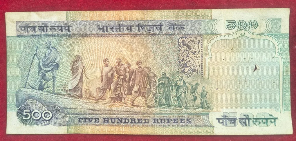 500 Rupees Dandi Issue Governor S.Venkitaramanan Rare Note