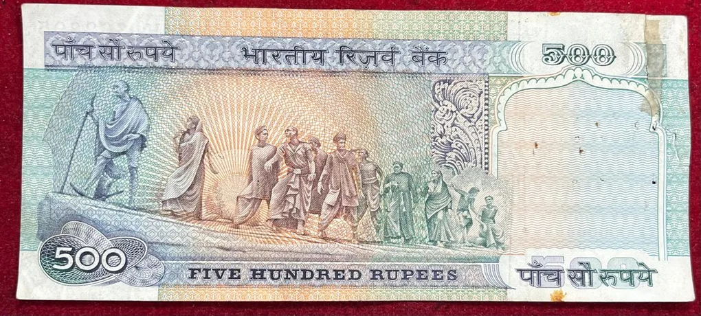 500 Rupees Dandi Issue Governor S.Venkataraman Rare Note
