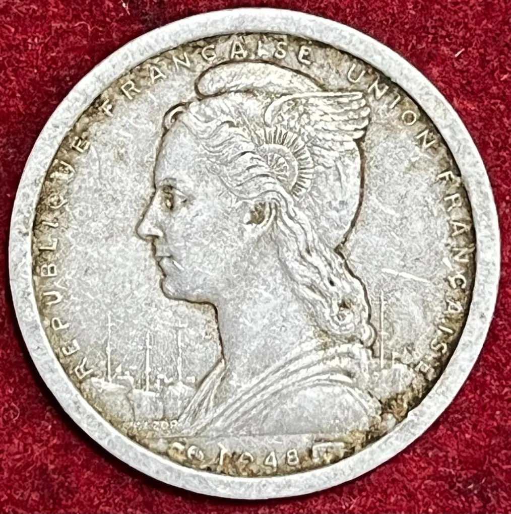 Madagascar 1 Franc Rare Coin #S-39