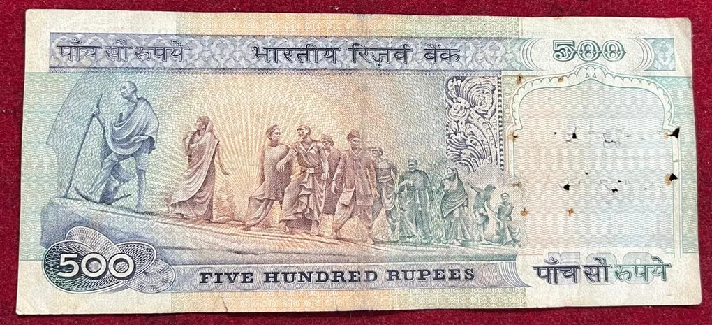 500 Rupees Dandi Issue Governor S.Venkataraman Rare Note