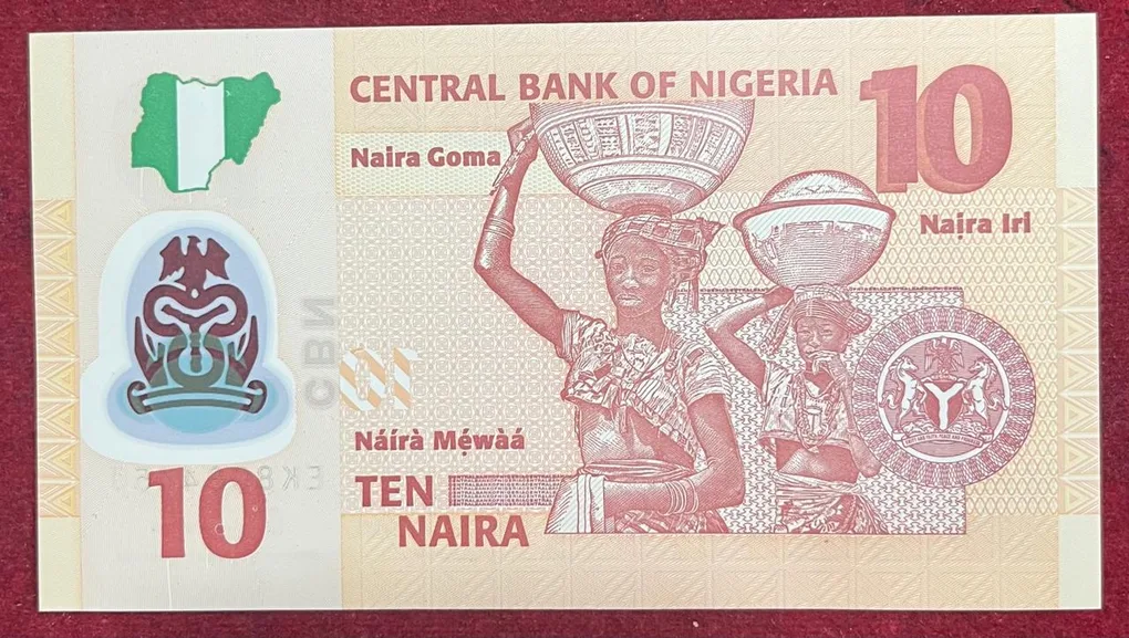 Nigeria 10 Naira UNC Bank Note