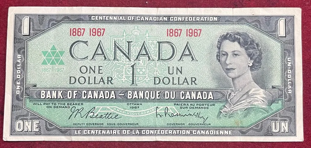 Canada 1 Dollar UNC Bank Note
