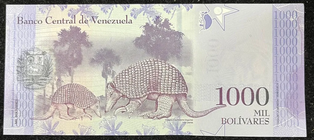 Venezuela 1000 MIL Bolivares UNC Rare Note