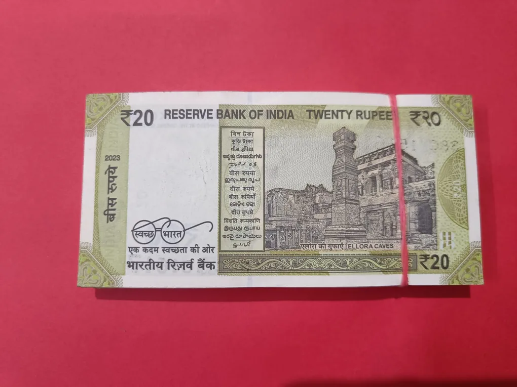 20 Rs 100 Notes Ascending and Descending like 777879,141516,444342 Collecotres Item
