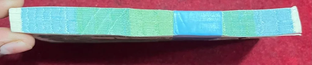 5 RUPEES TRACTOR ISSUE GOVERNOR C.RANGARAJAN RARE UNC (100 NOTE ) SERIAL PACKET