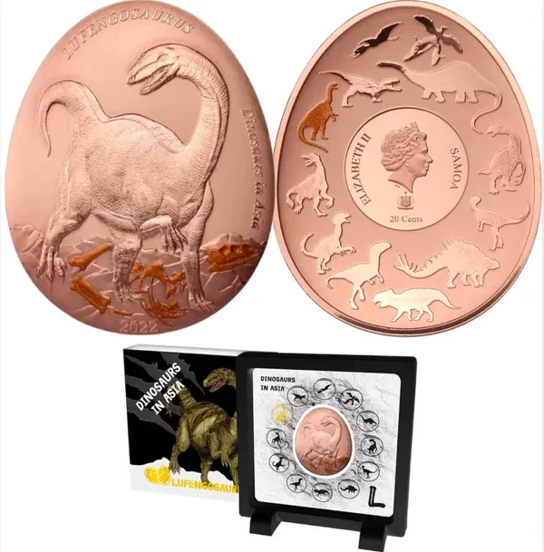 2022 Samoa - Dinosaurs in Asia Series - Lufengosaurus Proof Coin Pack