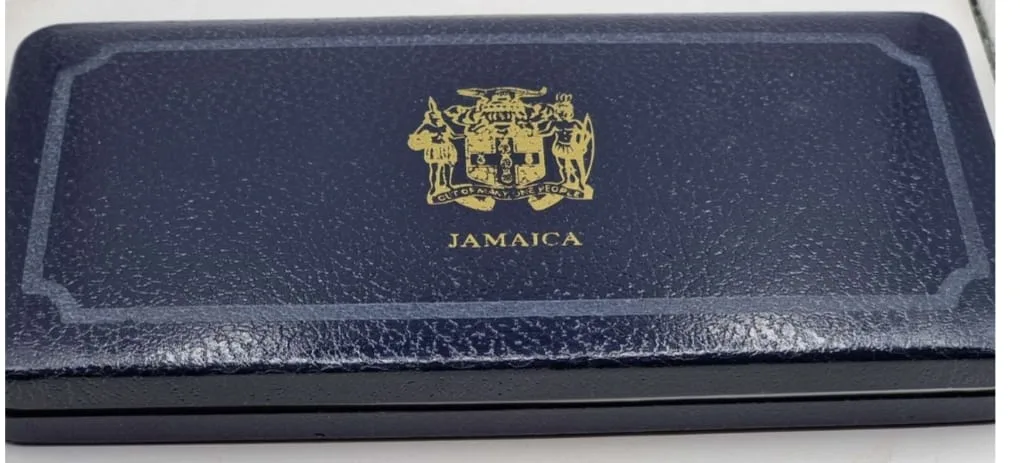 Jamaica Silver Proof Coin Year Set 1976 by Franklin Mint Franklin Mint