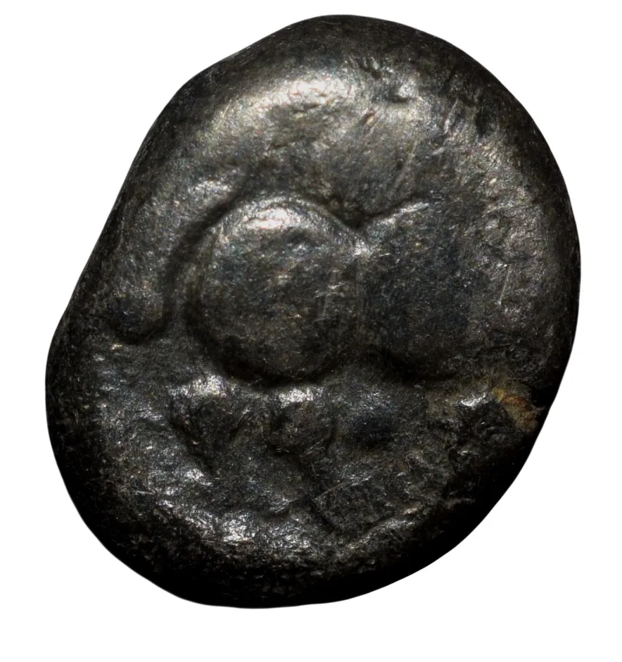 Silver Dramma of Yadavas of Devagiri(12th Cen.AD) with Lion facing Right Heavy