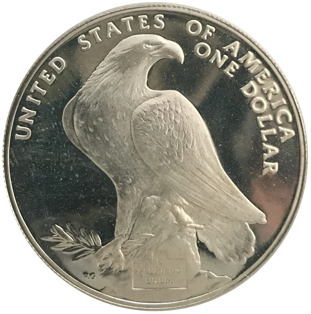 1 United States of America Dollar XXIII Olympiad Unique and Rare Silver Liberty