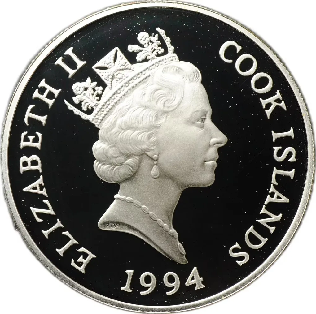 20 Dollars Queen Elizabeth II 1936 Queen Mother and Daughters Cook Islands
