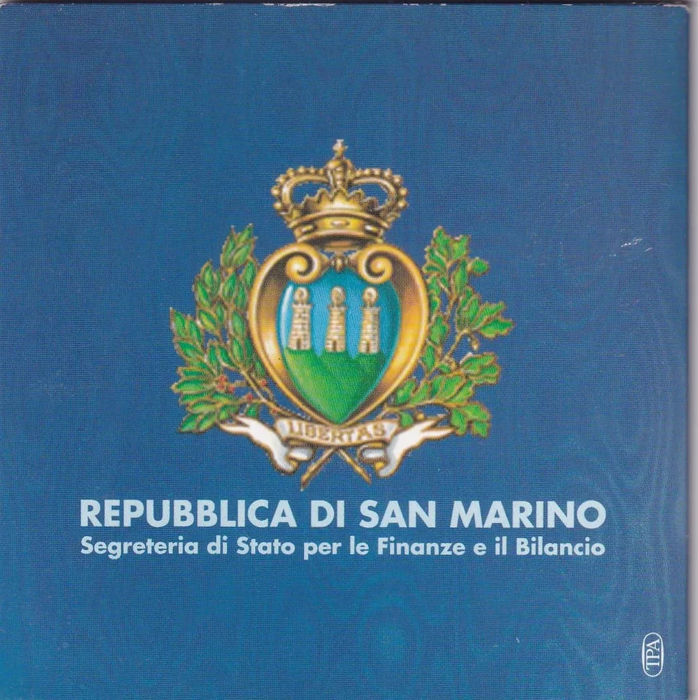 SAN Marino 1000 LIRE 1997 Rare Mint Packed Coin with Beautiful Folder