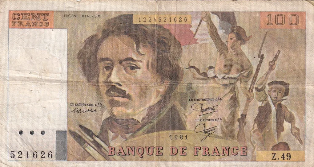 France 100 Francs World Note