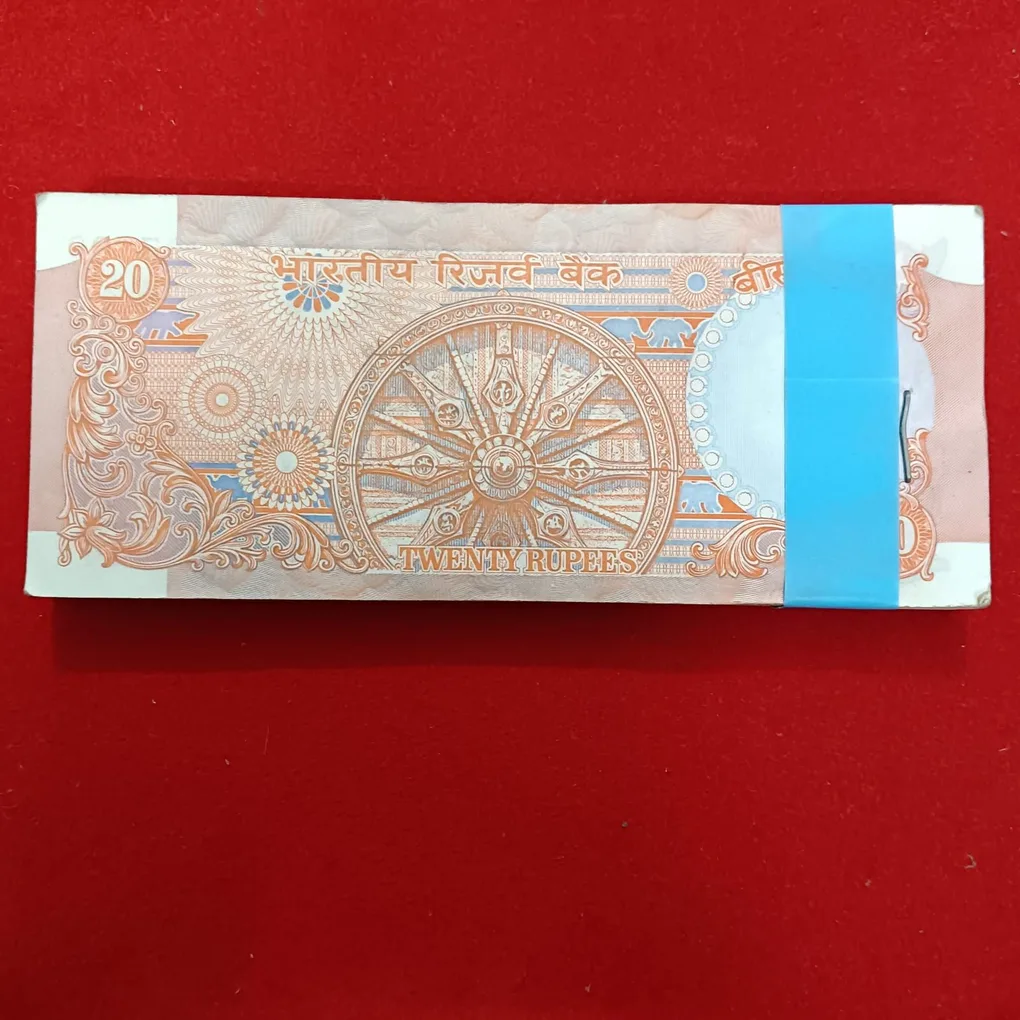 Twenty Rs Rare Chakra Full Bundle Governor RN Malhotra Gem Unc Choclate Condition 385901