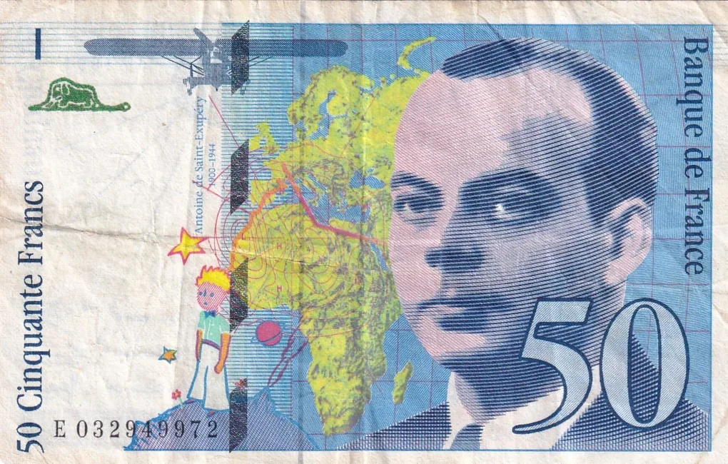 France 50 Francs (Antoine De Saint-Exupery) Bank Note