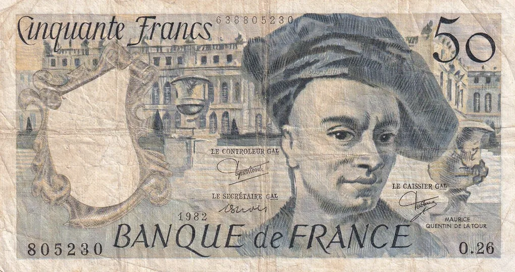 France 50 Francs (Maurice Quentin) Bank Note