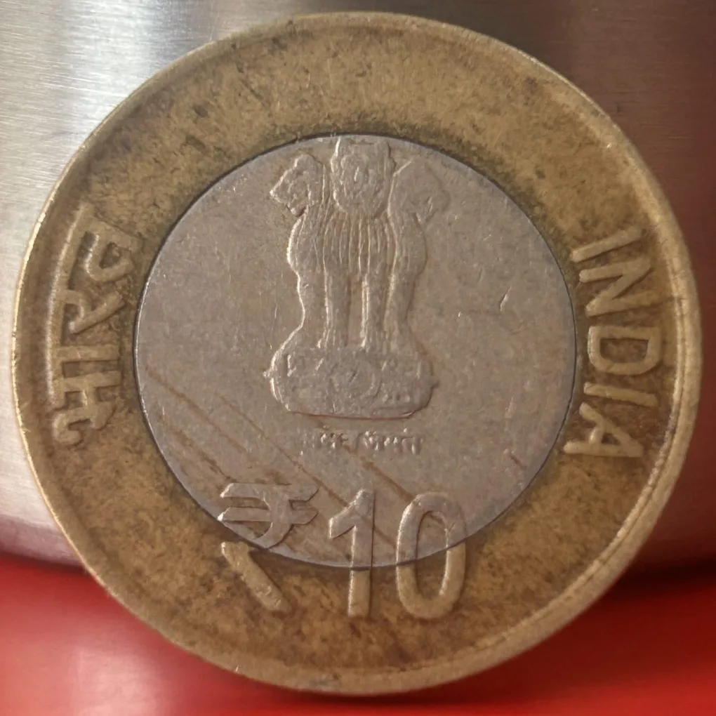 10 Rupees of 2015 - Mahatma Gandhi Return from South Africa - Centenary Commemoration Bombay Mint Commemorative Coin