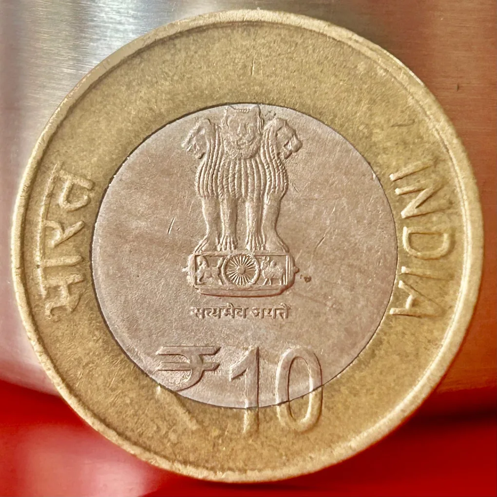 10 Rupees 125th Birth Anniversary of Dr BR Ambedkar 2015 Noida Mint Commemorative Coin