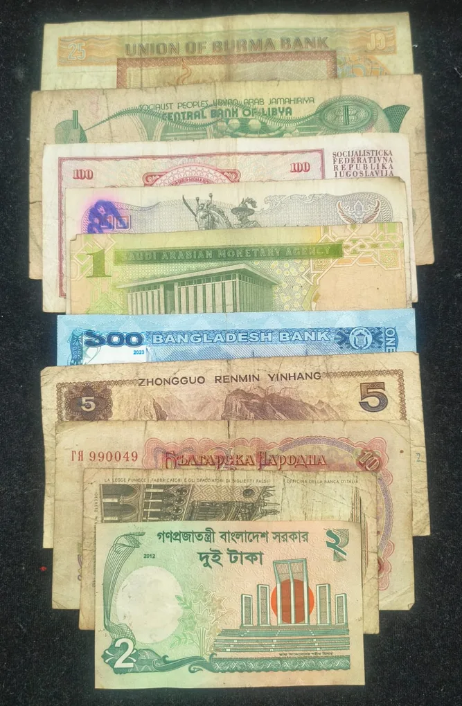 10 Different World Bank Note (10 Note Set)# Sku-2