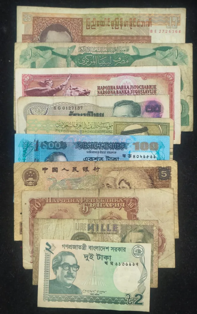 10 Different World Bank Note (10 Note Set)# Sku-2