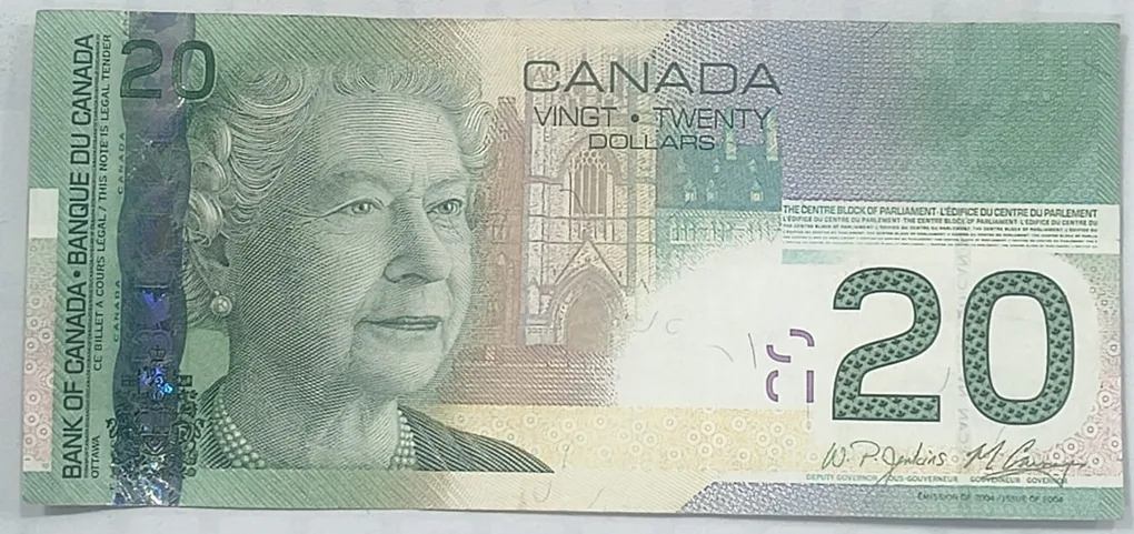 Canada 20 Dollar Elizabeth Note #B-2