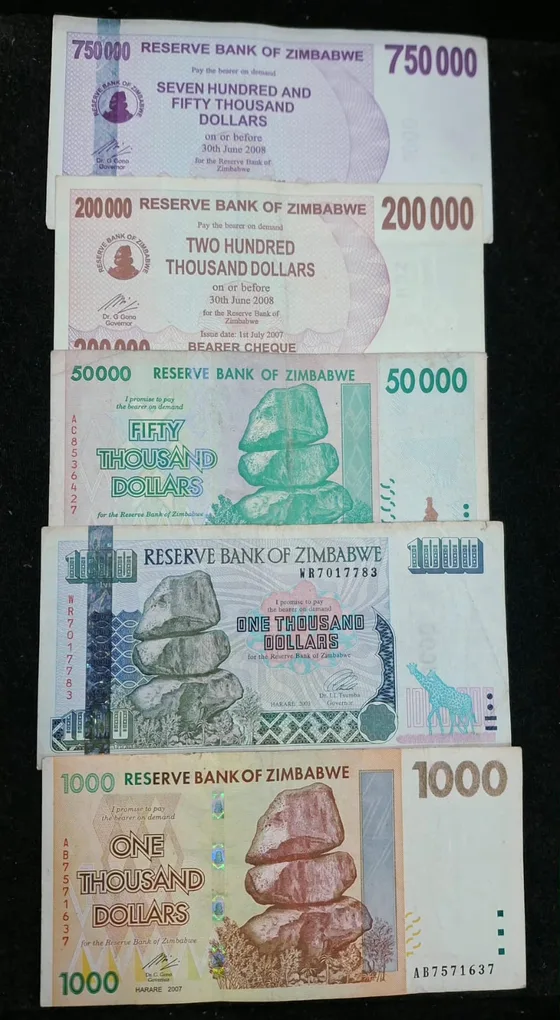 Zimbabwe Big Size Big Denomination Rare (20 Pcs Set) Lowest Price