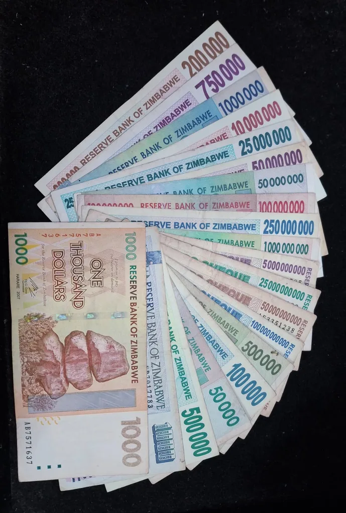 Zimbabwe Big Size Big Denomination Rare (20 Pcs Set) Lowest Price