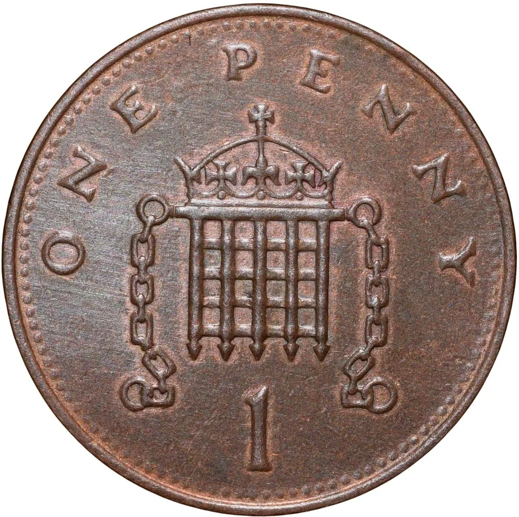 Bronze 1 Penny of Elizabeth II (AD1994) of United Kingdom