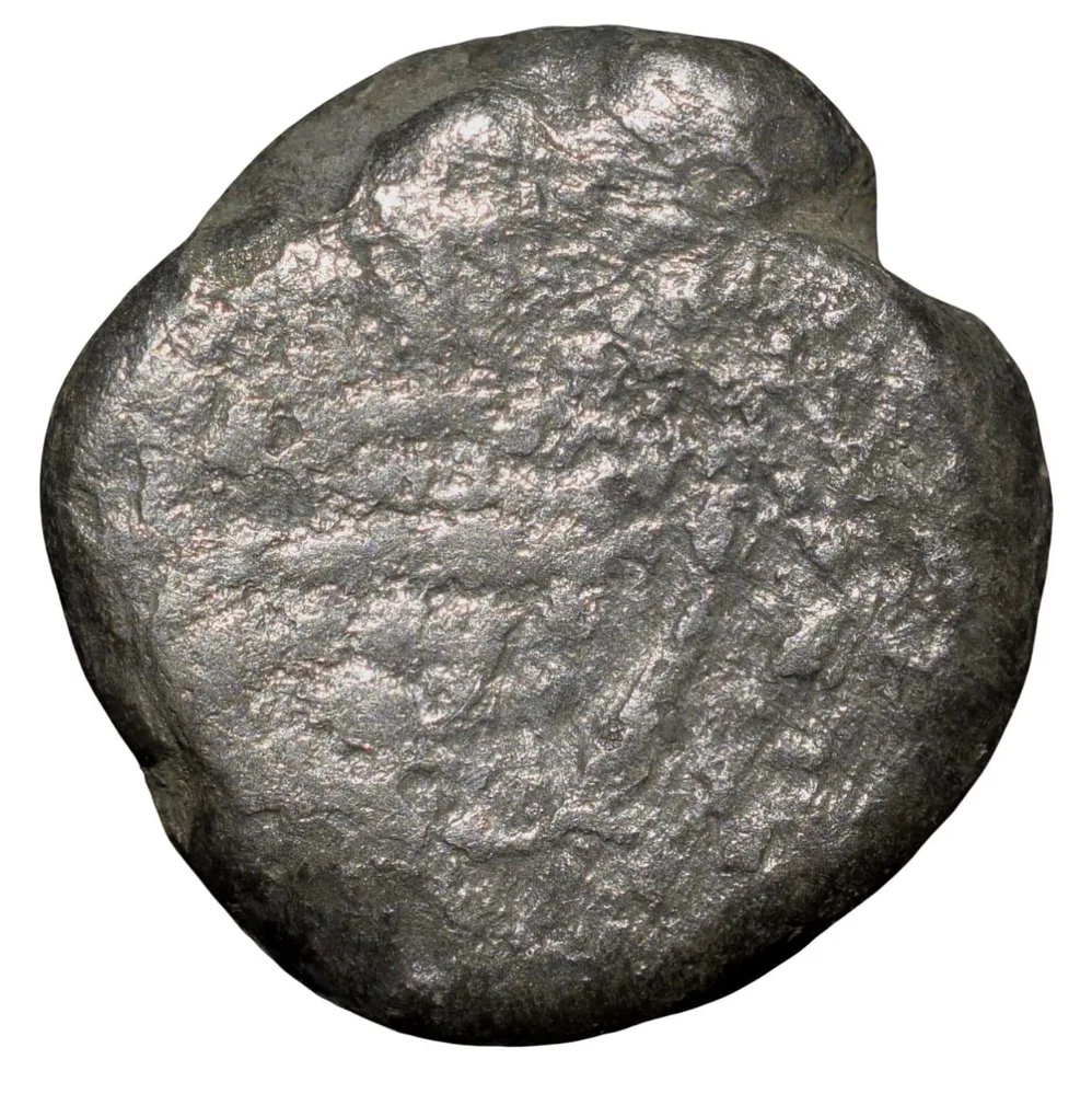 Silver Drachma of Chalukyas of Gujrat AD 940-1030 Gahaiya Style Dey#156
