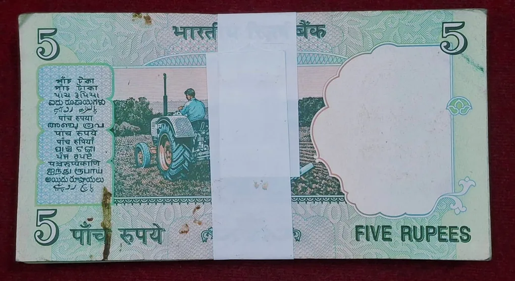 5 Rupees Gandhi Governor D.Subbrao Rare Serial Packet