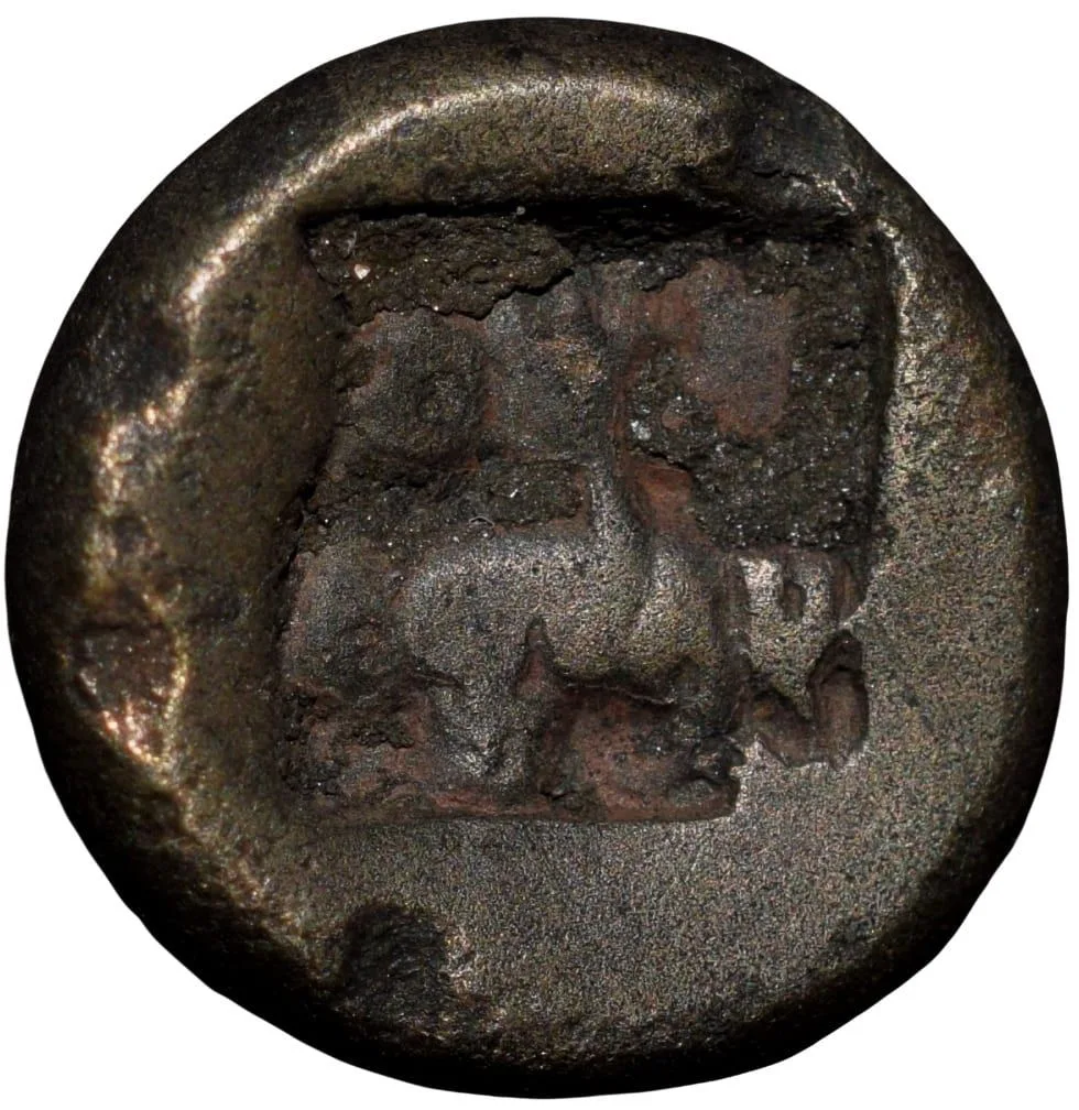 Copper-Alloy 1/8 Karshapana of Vishnu Mitra(2nd Cen. BC) of Panchala's of Ahichhatra - Rare