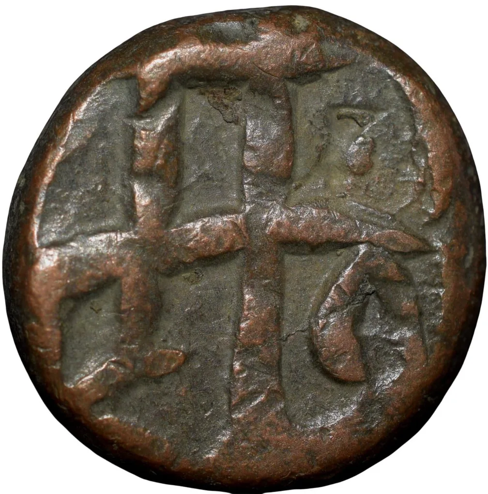 Copper Dam of Muhammad Shah(AD1719-1748) of Elichpur Mint KM A430.1