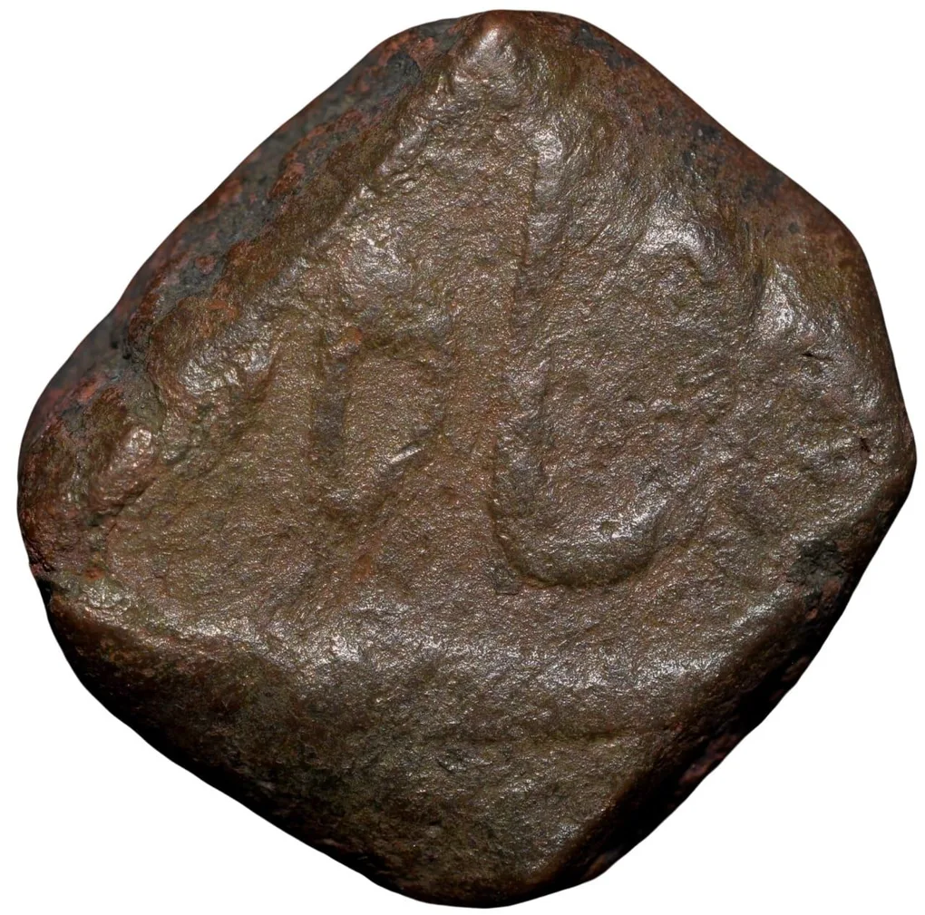 Copper Paisa of Nawabs of Surat - INO Shah Alam II (AD1759-1806) of Surat Mint Very Rare